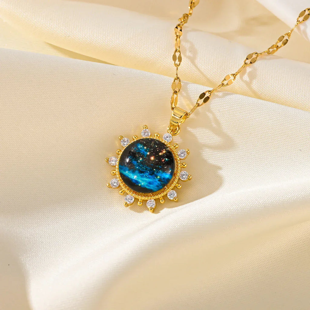 Fantasy Saturn Necklace For Women - Viexta
