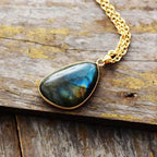 Natural Stone Pendant Necklace - Viexta