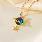 Fantasy Saturn Necklace For Women - Viexta