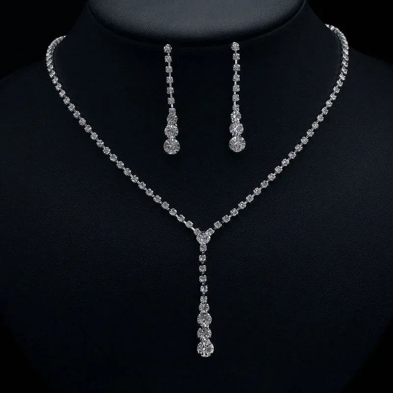 Zircon Water Drop Necklace - Viexta