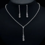 Zircon Water Drop Necklace - Viexta