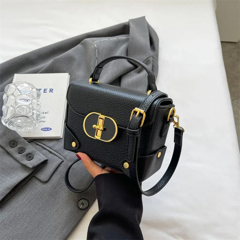 Crossbody Fashionable Portable Small Square Bag - Viexta