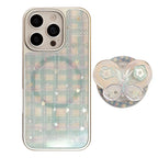Gilding Rotating Bow Magnetic Bracket iPhone Case - Viexta