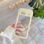 Two-in-one Wave Shell Transparent Google Pixel case - Viexta
