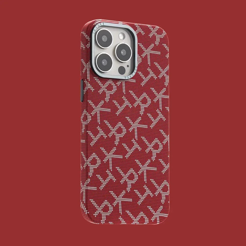 Fiber Texture Ultra-thin Metal iPhone Case - Viexta