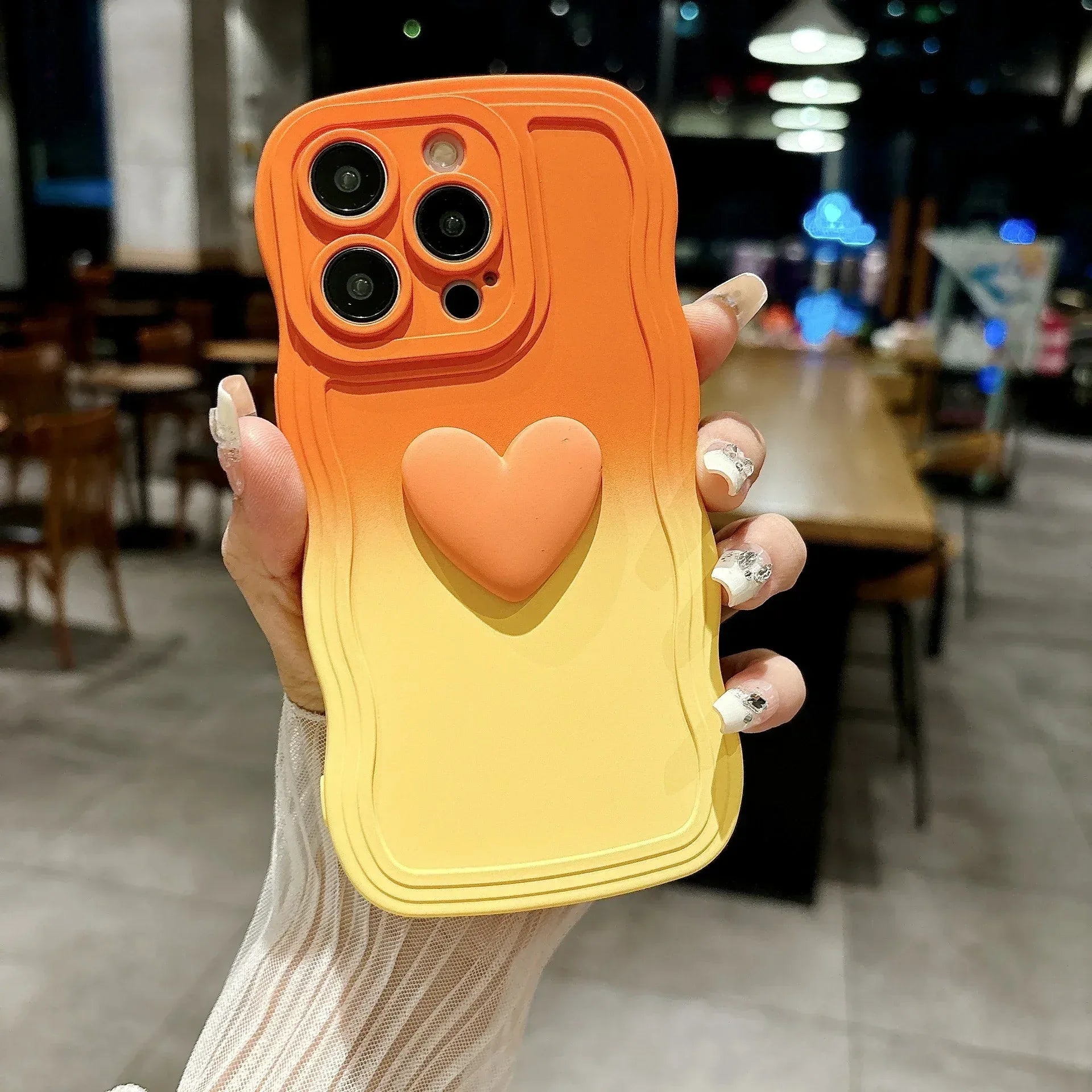 Gradient Stereo Heart iPhone Shell - Viexta