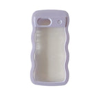 Two-in-one Wave Shell Transparent Google Pixel case - Viexta