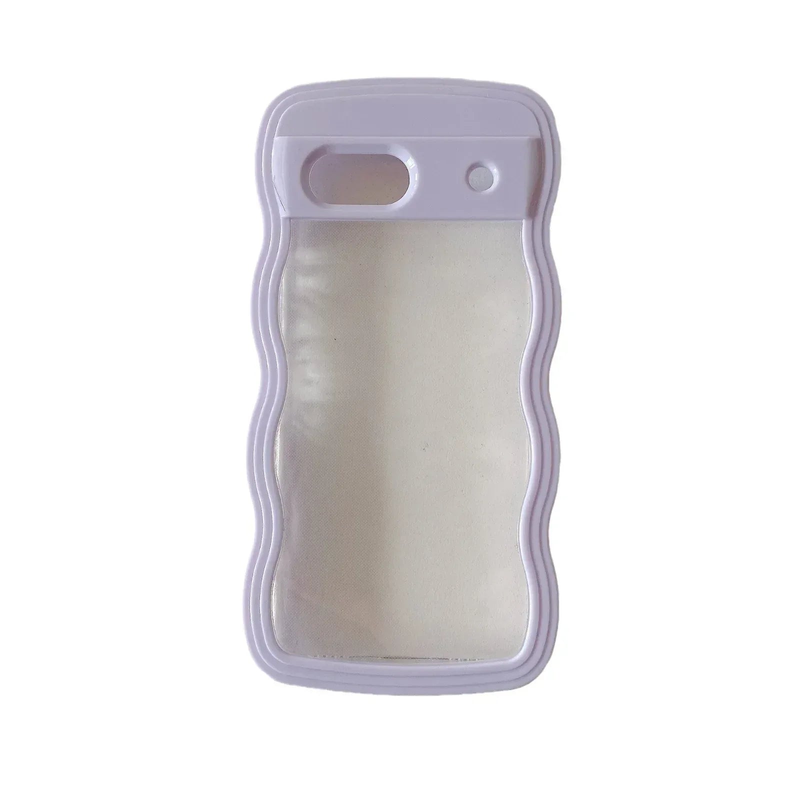 Two-in-one Wave Shell Transparent Google Pixel case - Viexta