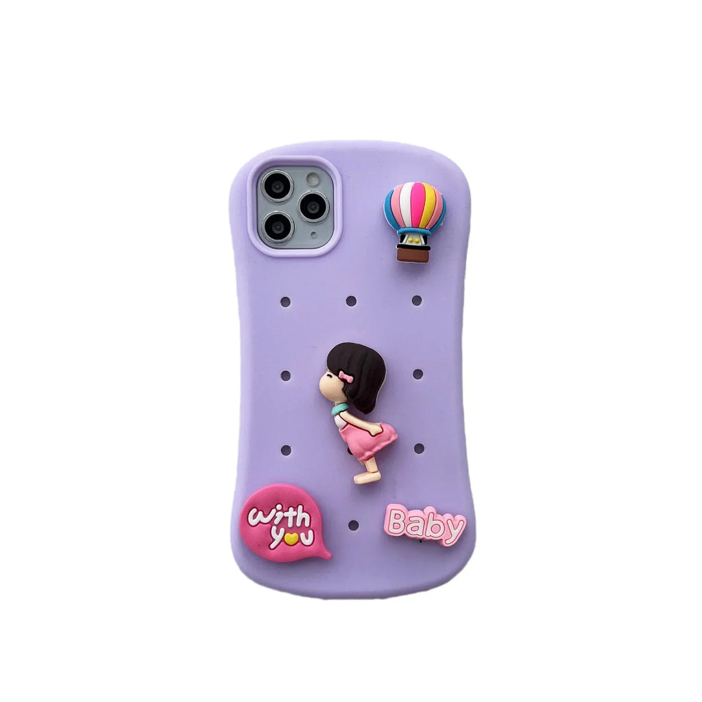 Couple Silicone Drop-resistant Heat Dissipation iPhone Case - Viexta