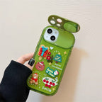 Xmas Santa Claus Elk Hat Charms Phone Case For IPhone