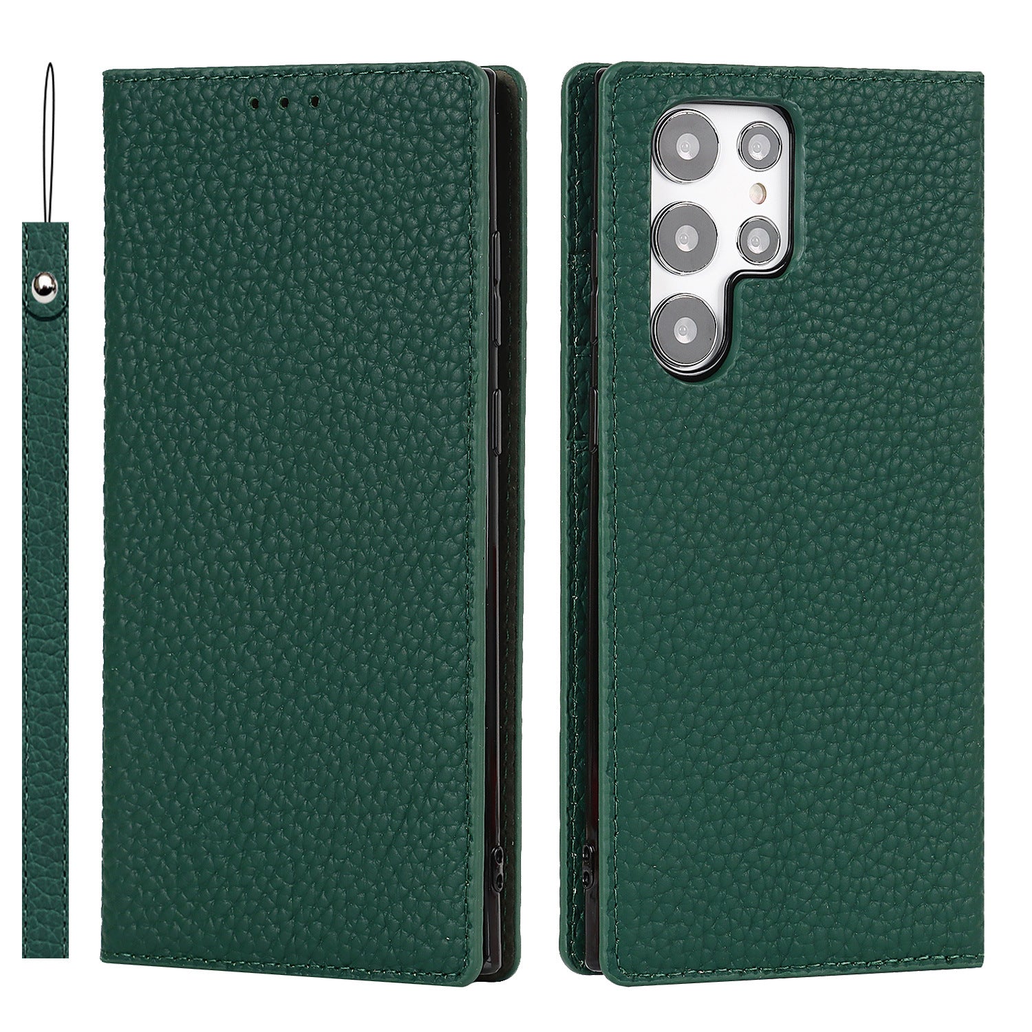 Litchi Leather Samsung Phone Case