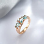rose-gold-zircon-womens-ring - Viexta