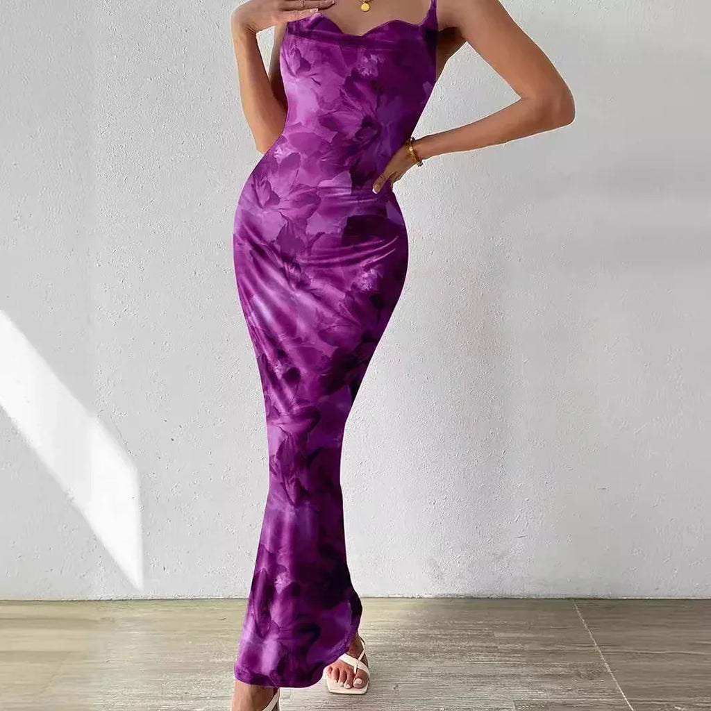 Spaghetti Strap Sleeveless Dress - Viexta