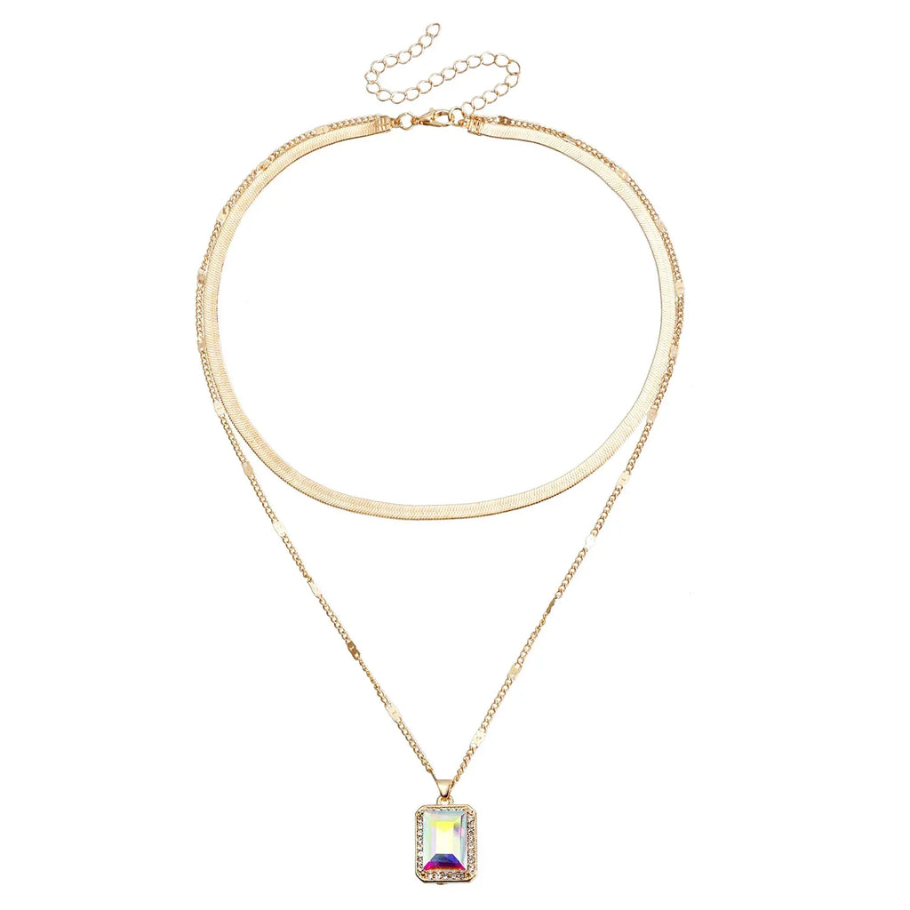 Snake Collar-Bone Double-layer Clavicle Chain - Viexta