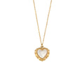 18k Gold Plating Vintage Shell Love Necklace