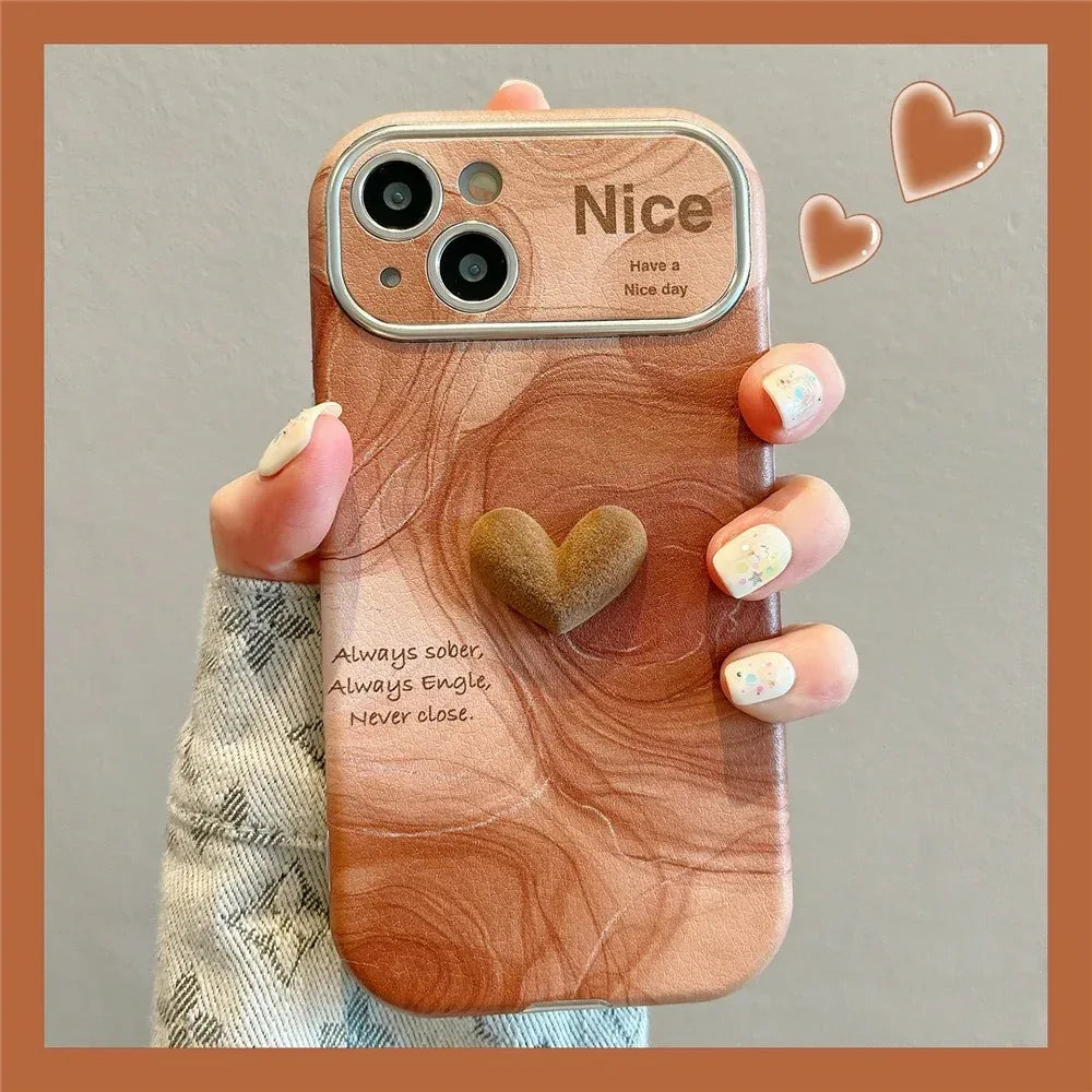 Large Window Veneer Silicone Case for IPhone - Viexta