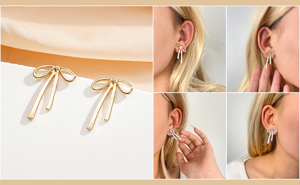 Lightweight Bow Earrings