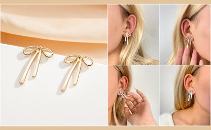 Lightweight Bow Earrings