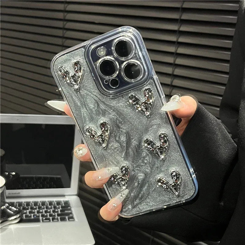 Cement Gray Mirror iPhone Case - Viexta