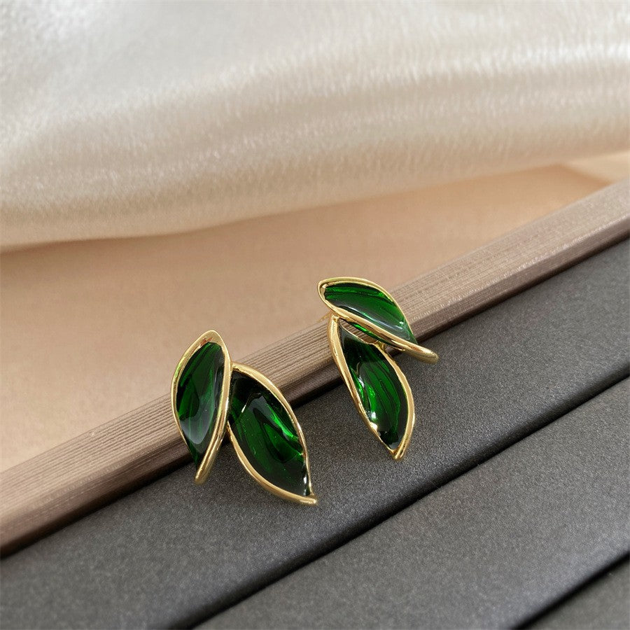 Leaf-shaped Earring
