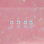 Blue Flower Stud Earrings - Viexta