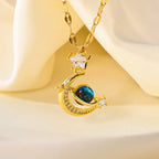 Fantasy Saturn Necklace For Women - Viexta