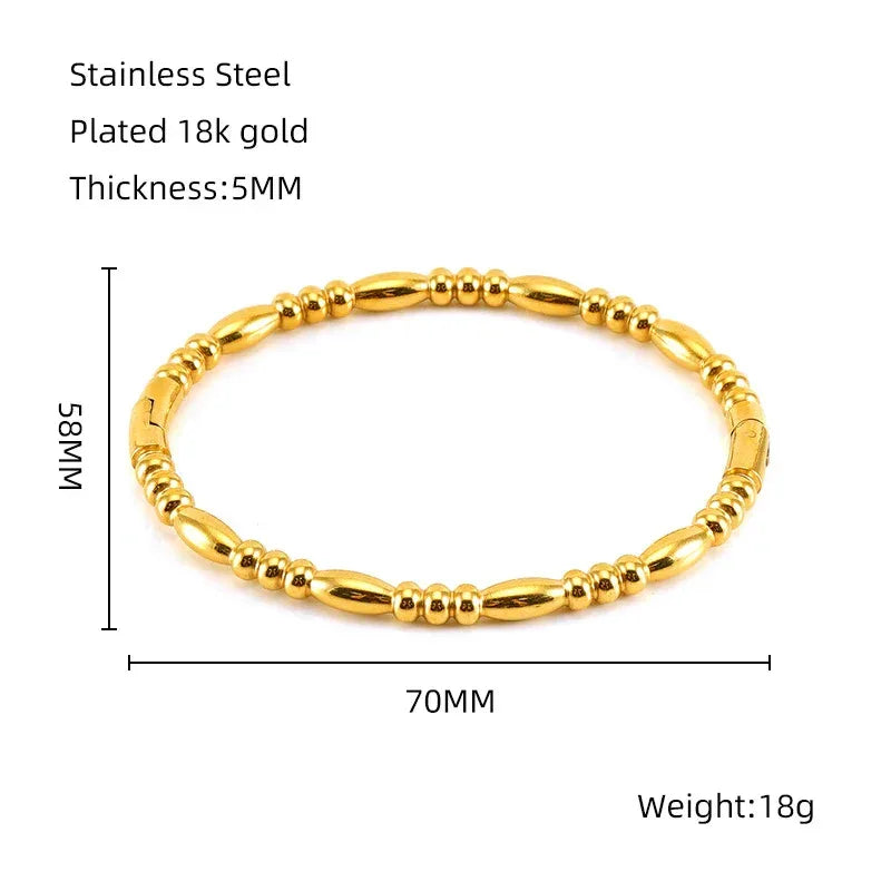 Bamboo Titanium Steel Bracelet - Viexta