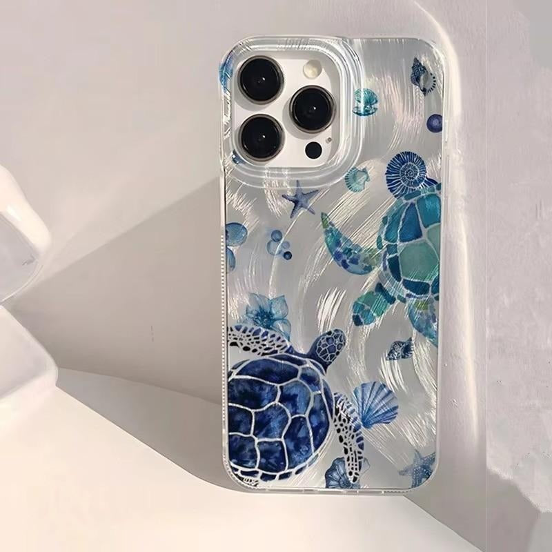 Shell Starfish Turtle iPhone Case