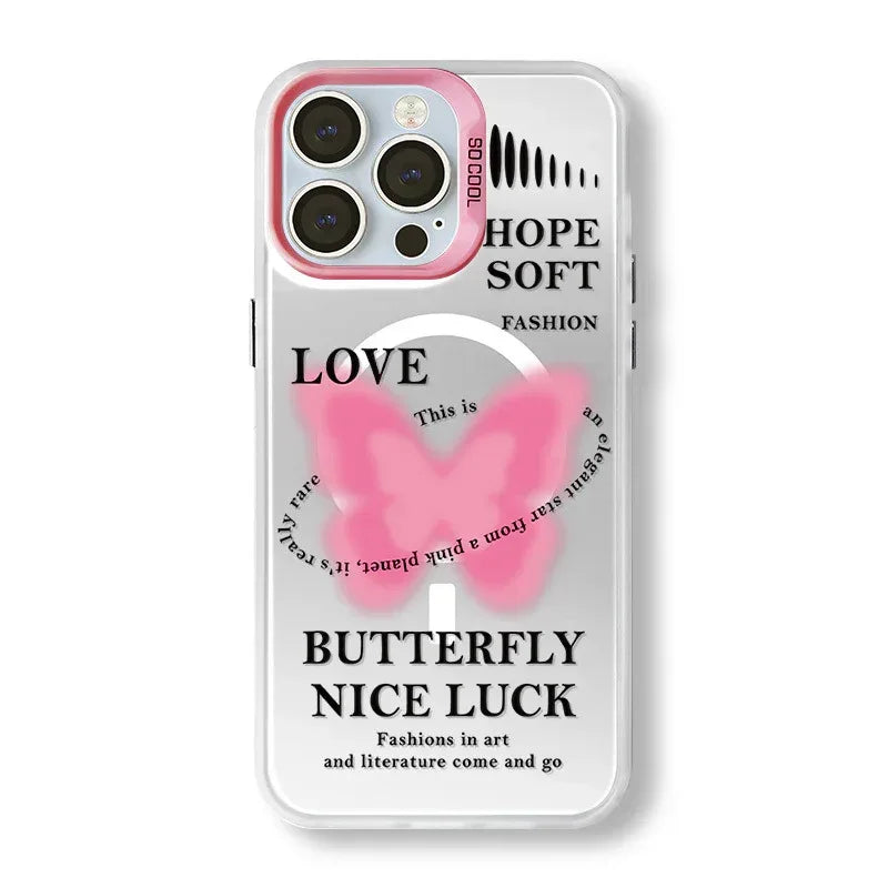 Creative Printed Frosted Laser Magnetic iPhone case - Viexta
