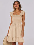 High Waist Backless Dress - Viexta