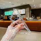 Transparent Cat Ears High iPhone Case - Viexta