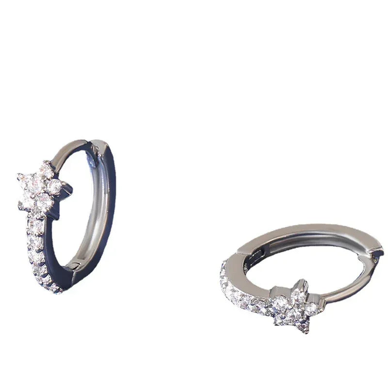 Micro Inlay Diamond Creative Earrings - Viexta