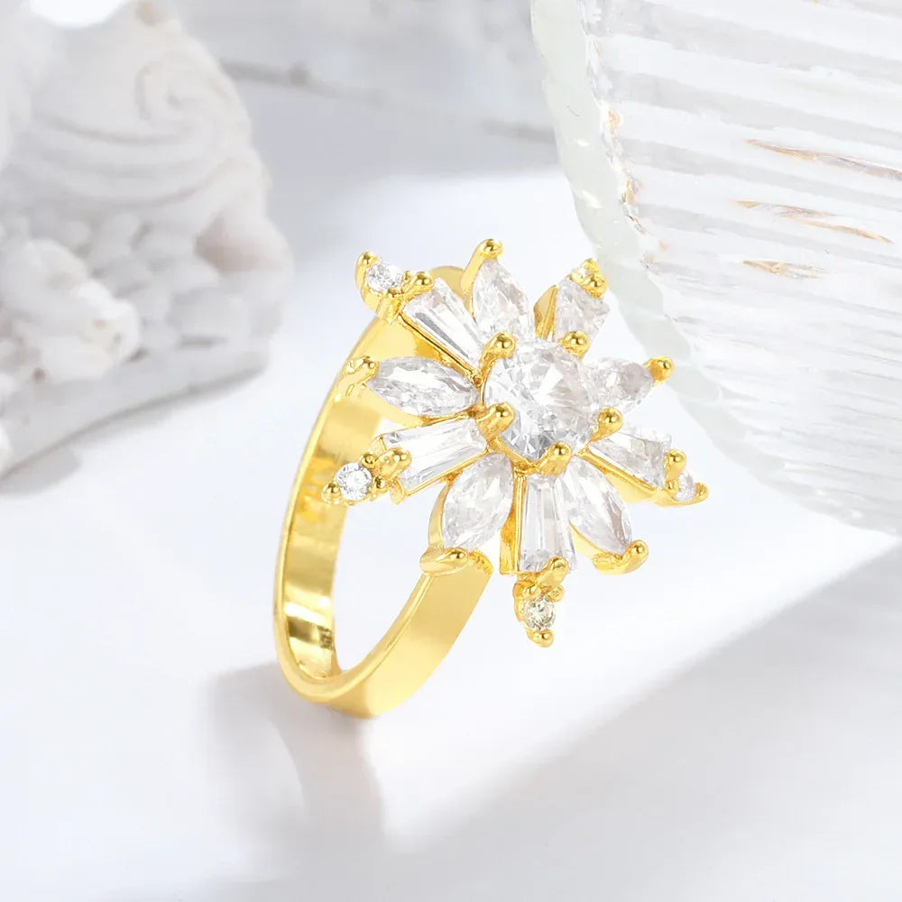 micro-inlaid-zircon-adjustable-flower-ring - Viexta