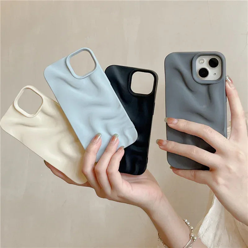 Three-dimensional Pleated Water Ripple IPhone Case - Viexta