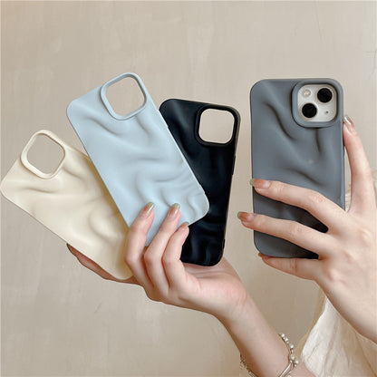 Three-dimensional Pleated Water Ripple IPhone Case