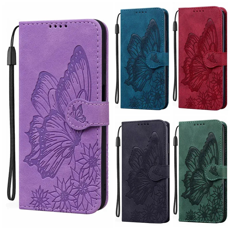 Bowknot Embossed Leather iPhone Case - Viexta
