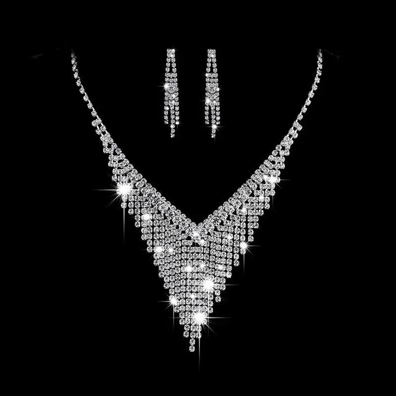 Zircon Water Drop Necklace - Viexta