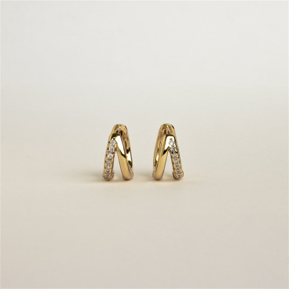 Stainless Steel Court Queens Earrings