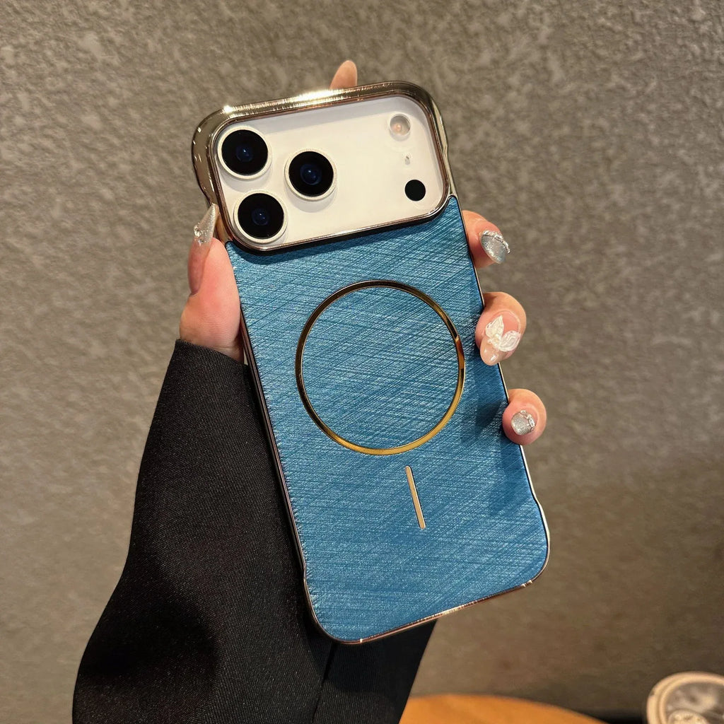 New Electroplating Frameless Magnetic iPhone Case - Viexta