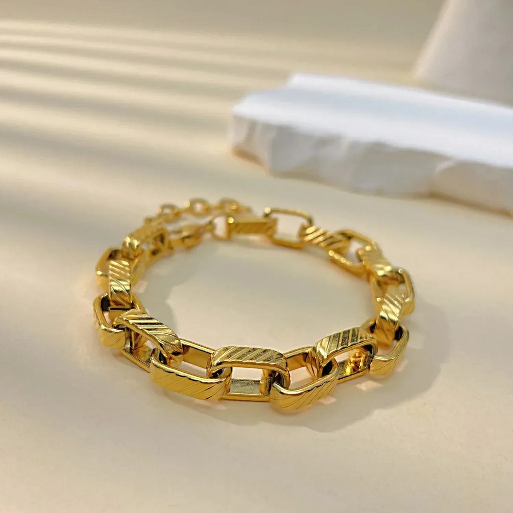 Stainless Steel Twill Unisex Bracelet - Viexta