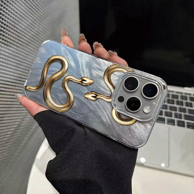 gold-snake-iphone-case - Viexta