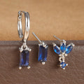 Three-piece Set Square Stud Earrings - Viexta