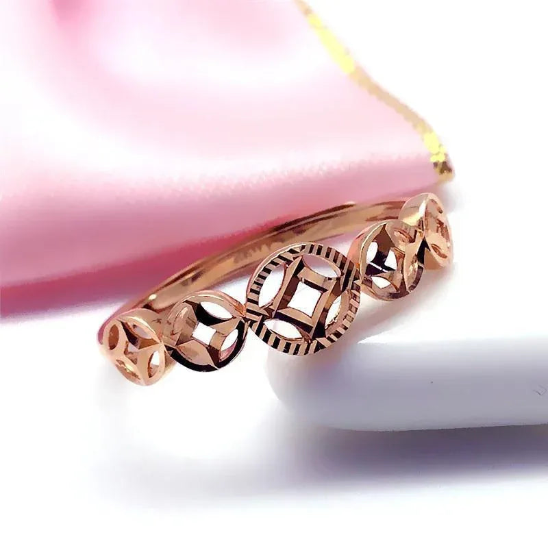 Russian Purple Coin Ring - Viexta
