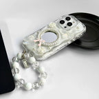 Epoxy Mirror Flower Butterfly iPhone Case - Viexta