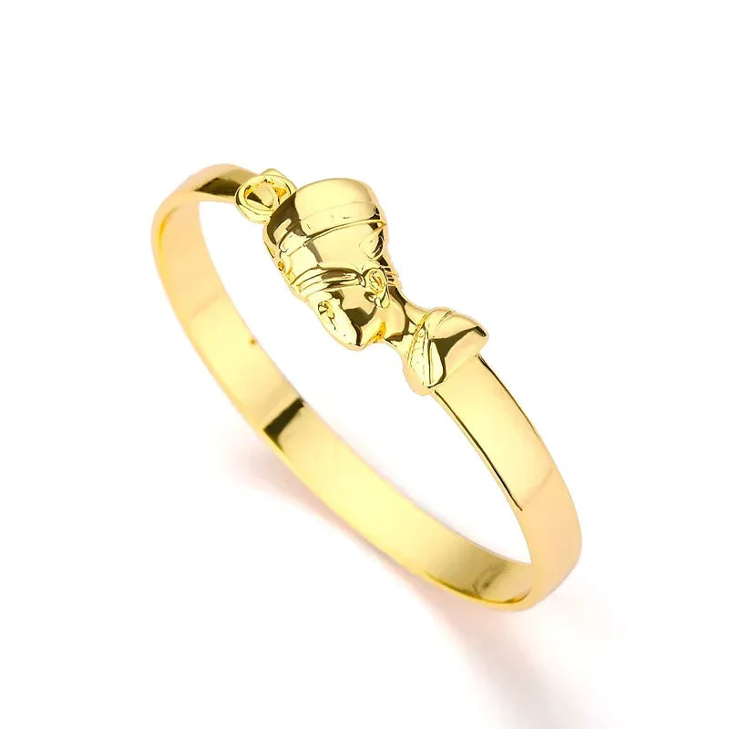 Egyptian Pharaoh Head Hook Bracelet - Viexta