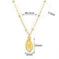 Starfish Beach Stainless Steel Shell Necklace - Viexta