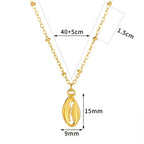 Starfish Beach Stainless Steel Shell Necklace - Viexta