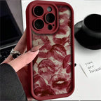 Red Lip Print iPhone Case - Viexta