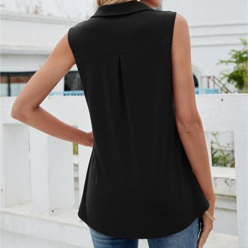 Women's Solid Color Casual Vest