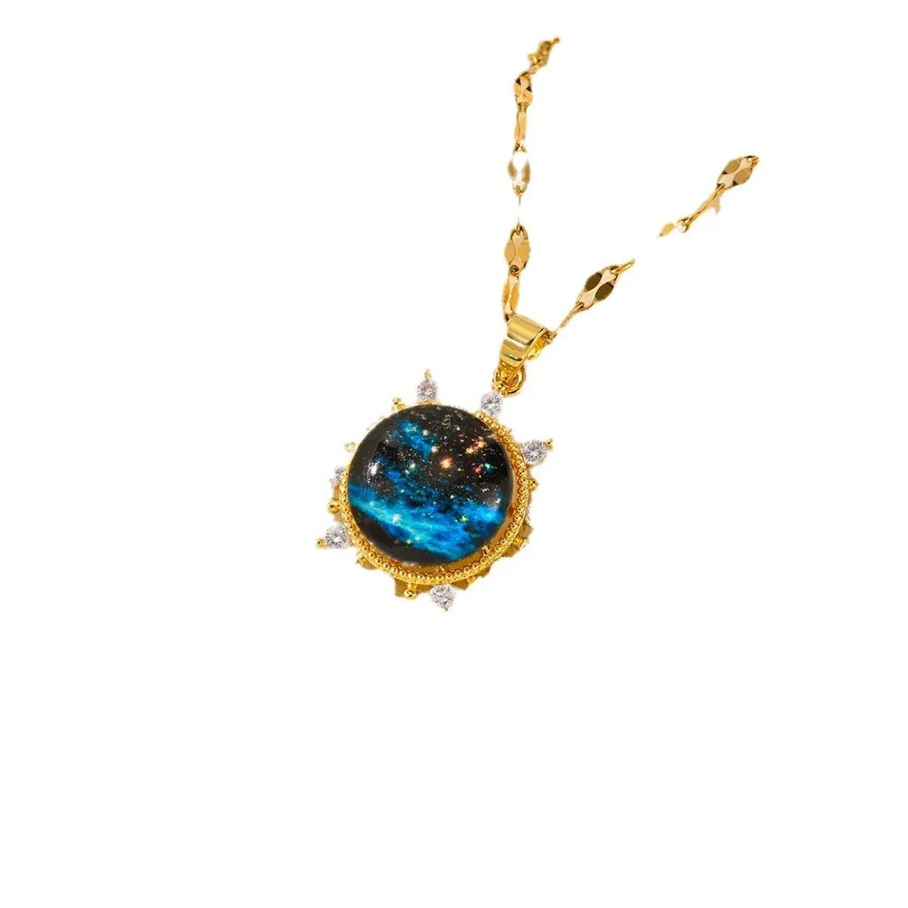 Fantasy Saturn Necklace For Women - Viexta